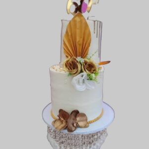 Vanilla and Red velvet Four layers