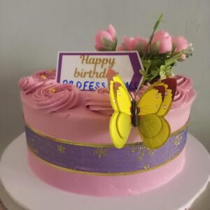 Vanilla double layer cake